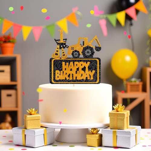 Tortenaufsatz zum halben Geburtstag, glitzernde Hälfte zu einer Dekoration, 6 Monate Feier, Partyzubehör, Blau (12) von FmiyunEea