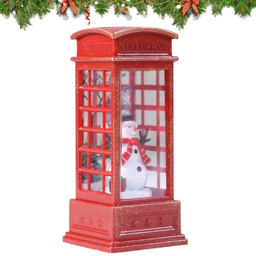FmtwPhn 12x5.1cm Weihnachtsdekorationen Telefonzelle, Londoner Telefonzelle Lampe, Weihnachts-Telefonzelle, Rote Telefonzelle Dekoration, Kreative Vintage-Telefonzellen Kleines Nachtlicht Weihnachten FmtwPhn 12x5.1cm Weihnachtsdekorationen Telefonzelle, Londoner Telefonzelle Lampe, Weihnachts-Telefonzelle, Rote Telefonzelle Dekoration, Kreative Vintage-Telefonzellen Kleines Nachtlicht Weihnachten von FmtwPhn