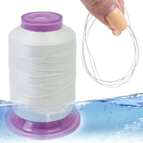 FmtwPhn Nähgarn | 455 Meter Wasserlösliches Garn,Löslicher Faden Für Stoffreparatur Kostümherstellung Stickarbeiten Quiltprojekte Enthusiasten FmtwPhn Nähgarn | 455 Meter Wasserlösliches Garn,Löslicher Faden Für Stoffreparatur Kostümherstellung Stickarbeiten Quiltprojekte Enthusiasten von FmtwPhn