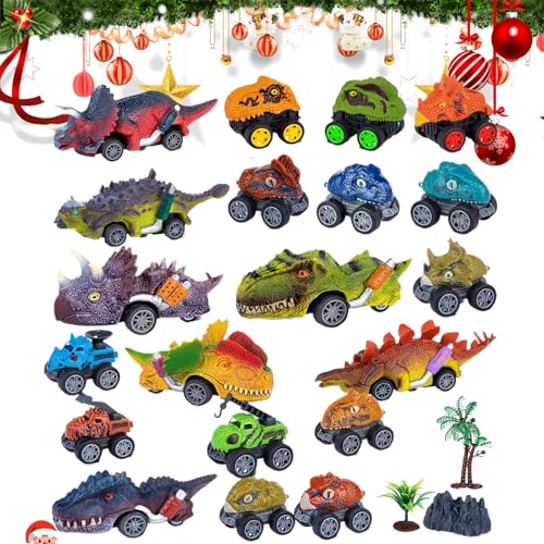 FmtwPhn Weihnachtskalender | Auto Adventskalender 24 | Deko Geschenk Spielzeug Für Feier Geburtstag Fest Festlichkeit Belohnung Ferien | Kinder Junge Mädchen Ab 3 Jahre von FmtwPhn