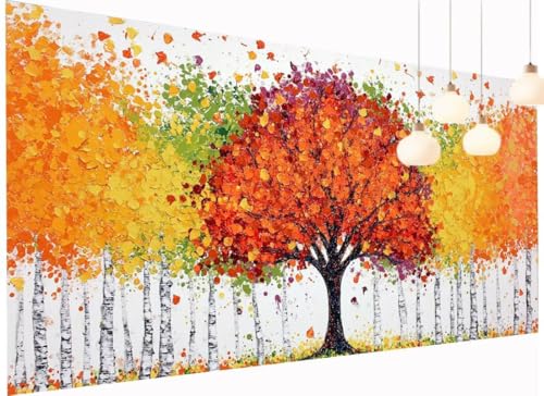Diamond Painting Erwachsene Kinder Bunt Diamant Painting Bilder Baum, DIY 5D Crystal Art Mosaik Bastelset Erwachsene mit Diamond-Painting Zubehör für Wand Dekor Geschenk Mädchen 100x200 cm S2-1045 Diamond Painting Erwachsene Kinder Bunt Diamant Painting Bilder Baum, DIY 5D Crystal Art Mosaik Bastelset Erwachsene mit Diamond-Painting Zubehör für Wand Dekor Geschenk Mädchen 100x200 cm S2-1045 von Fneuexng