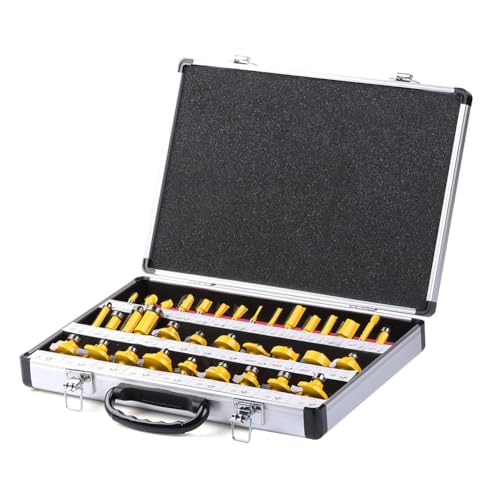 Fnfhsa 35-Tlg. 1/4--Schaftfräser-Set: Gerade Nutfräser, Perlenfräser, Holzbearbeitungsfräser, Gravurfräser, Schneidwerkzeuge Fnfhsa 35-Tlg. 1/4--Schaftfräser-Set: Gerade Nutfräser, Perlenfräser, Holzbearbeitungsfräser, Gravurfräser, Schneidwerkzeuge von Fnfhsa