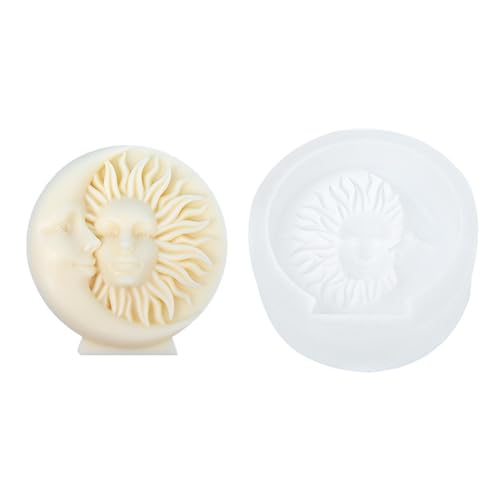 Fnfhsa Mondgöttin Gesicht Kerze Silikonform Seife Kuchen Schokoladenform Harz Gipsform 1 Stück Fnfhsa Mondgöttin Gesicht Kerze Silikonform Seife Kuchen Schokoladenform Harz Gipsform 1 Stück von Fnfhsa