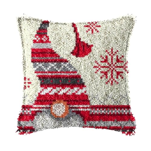 FnnEmg Knüpfkissen-Kits, Schneemann in Weihnachten, Knüpfhaken, Kissen, Wurfkissen, Stickerei-Bastelsets Für Erwachsene Handwerk Geschenke Weihnachten Dekorationen-E FnnEmg Knüpfkissen-Kits, Schneemann in Weihnachten, Knüpfhaken, Kissen, Wurfkissen, Stickerei-Bastelsets Für Erwachsene Handwerk Geschenke Weihnachten Dekorationen-E von FnnEmg