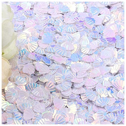 Konfetti 15g irisierende Sparkle Shell Glitter Confetti 7mm Lila for baby shower confetti party tisch streuung dekor DIY. Anbieter Oblique unique konfetti (Size : Iridescent Confetti) von FnnEmg