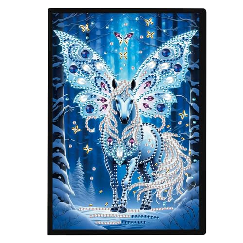 DIY Diamond Painting Notebook Kit, Theme of Fantasy Animals, Special Shaped Diamond Art Notebook Journal Sketchbook for Writing & Drawing DIY Diamond Painting Notebook Kit, Theme of Fantasy Animals, Special Shaped Diamond Art Notebook Journal Sketchbook for Writing & Drawing von Focart