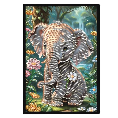 Focart DIY Diamond Painting Notebook Kit, Theme of Animals, Special Shaped Diamond Art Notebook Journal Sketchbook for Writing & Drawing Focart DIY Diamond Painting Notebook Kit, Theme of Animals, Special Shaped Diamond Art Notebook Journal Sketchbook for Writing & Drawing von Focart