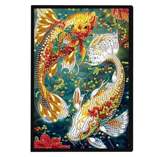 Focart DIY Diamond Painting Notebook Kit, Theme of Lucky, Special Shaped Diamond Art Notebook Journal Sketchbook for Writing & Drawing Focart DIY Diamond Painting Notebook Kit, Theme of Lucky, Special Shaped Diamond Art Notebook Journal Sketchbook for Writing & Drawing von Focart