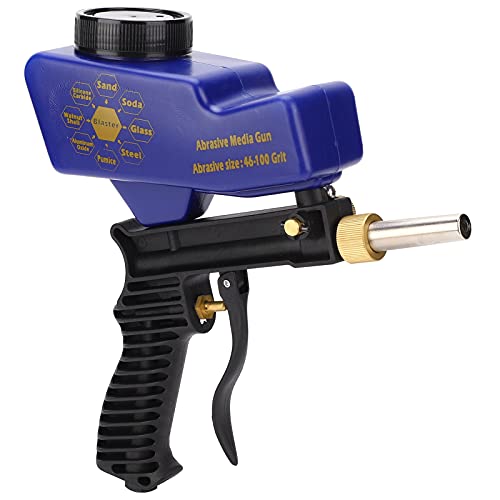 Feed Sandblaster, 70-150 PSI 6000RPM Spray Handheld Tool Sand Gun Kit, Air Sand Sandstrahlpistole Zum Reinigen von Rost, Schmutz, Abbeizmittel, Glasätzen DI von Focket