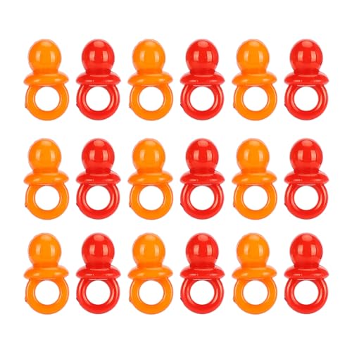 Focket 100 Pcs Acrylpopflinge Schönes Design Reich an Farbe für Babyfeierlichkeiten Geeignet (Echte Farbfarbe gemischte Farbe) von Focket