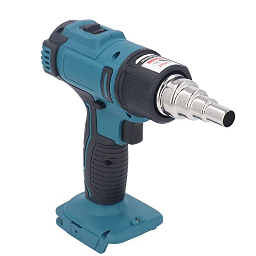 Focket Akku-Heißluftpistole, 350 W, 122 ℉ ~ 1202 ℉ Hochleistungs-Heißluftpistolen-Set mit HD-LCD Schnelles Erhitzen Heißluftpistole mit 4 Düsen für BL1830B, für Kunsthandwerk PVC Focket Akku-Heißluftpistole, 350 W, 122 ℉ ~ 1202 ℉ Hochleistungs-Heißluftpistolen-Set mit HD-LCD Schnelles Erhitzen Heißluftpistole mit 4 Düsen für BL1830B, für Kunsthandwerk PVC von Focket