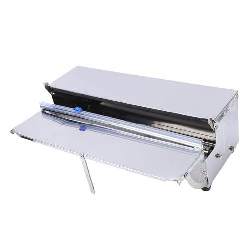 Focket Manueller Lebensmittel-Wickel Filmsp Ender, 304 Edelstahl-Stretch Folien Verpackungs Maschine mit Glattem, Effizientem Schneiden, Kunststoff-Wickel Spender für Heim Küche Focket Manueller Lebensmittel-Wickel Filmsp Ender, 304 Edelstahl-Stretch Folien Verpackungs Maschine mit Glattem, Effizientem Schneiden, Kunststoff-Wickel Spender für Heim Küche von Focket