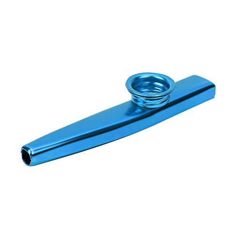 Focket Mini Aluminium -Legierung Kazoo Ukulele -Gitarrenpartner Easy Learn Instrument für Reisen Camping (BLUE) von Focket