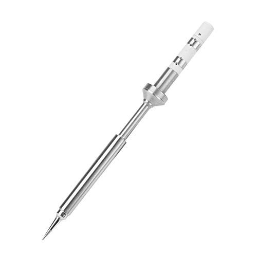 Focket TS100-JL02 MINI-Stift-Lötkolben-Eisen-Tipps Austausch aus Edelstahl mit Gutem Blötungseffekt, 1 Lötkolfenspitze für den Schnellen Temperaturanstieg für TS100 (TS100-ILS) von Focket