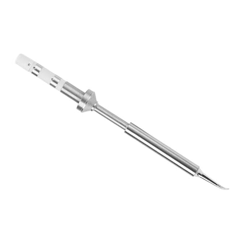 Focket TS100-JL02 MINI-Stift-Lötkolben-Eisen-Tipps Austausch aus Edelstahl mit Gutem Blötungseffekt, 1 Lötkolfenspitze für den Schnellen Temperaturanstieg für TS100 (TS100-JL02) von Focket
