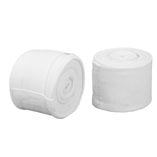 Boxbandagen, 2 Stück, 5 Meter, Halbelastische Baumwolle, Boxbandagen, Hakenschlaufen-Design, Sport-Handbandagen, Handgelenkbandage, Schutz für Männer, Frauen für Boxen, Kickboxen Boxbandagen, 2 Stück, 5 Meter, Halbelastische Baumwolle, Boxbandagen, Hakenschlaufen-Design, Sport-Handbandagen, Handgelenkbandage, Schutz für Männer, Frauen für Boxen, Kickboxen von Fockety
