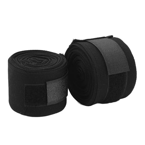 Boxbandagen, 2 Stück, 5 Meter, Halbelastische Baumwolle, Boxbandagen, Hakenschlaufen-Design, Sport-Handbandagen, Handgelenkbandage, Schutz für Männer, Frauen für Boxen, Kickboxen von Fockety