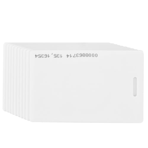 Fockety 10pcs 125kHz Lesbare Zugangskarte Dicke Proximity Türsteuereingang Zugangskarte für Sicherheitssysteme für Büroschulen Fockety 10pcs 125kHz Lesbare Zugangskarte Dicke Proximity Türsteuereingang Zugangskarte für Sicherheitssysteme für Büroschulen von Fockety