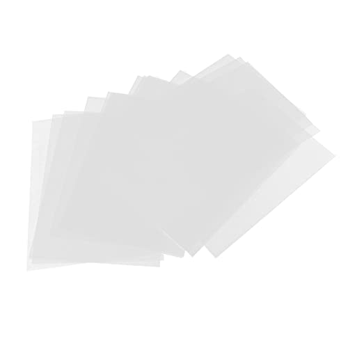 Fockety 20pcs Transparent Shrink Plastic Sheet Kit mit Kompletten Werkzeugen für DIY Shrinky Art Paper, Schlüsselketten, Schmuck, die und Erwachsene Machen von Fockety