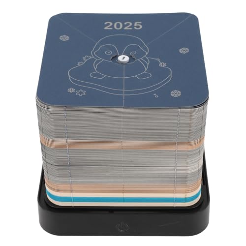 Fockety 3D-Kunstkalender, Pinguin-Kalender 2025 Notizblock mit Licht, Zeitmesserkalender 2025 Schreibtischkalender Kunsthandwerkliche Dekoration für die Heimschule Büro Fockety 3D-Kunstkalender, Pinguin-Kalender 2025 Notizblock mit Licht, Zeitmesserkalender 2025 Schreibtischkalender Kunsthandwerkliche Dekoration für die Heimschule Büro von Fockety