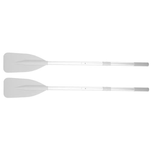 Fockety Dinghy -Kanu -Aluminium Legierung Ruder 2pcs Paddelfischerboot Paddel für Wasser Marine Sport Aluminium von Fockety