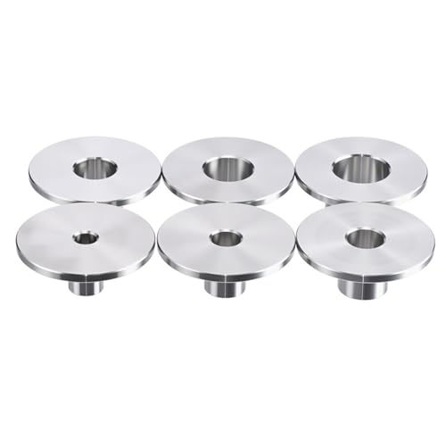 Fockety Fräsvorlagen Führungsbuchsen Set, 6 teilig, 10 mm, 12 mm, 14 mm, 16 mm, 18 mm, 20 mm, Edelstahl Fräsvorlagen Führungen, Buchsen passend für alle Fräsmaschinen mit Unterbau Fockety Fräsvorlagen Führungsbuchsen Set, 6 teilig, 10 mm, 12 mm, 14 mm, 16 mm, 18 mm, 20 mm, Edelstahl Fräsvorlagen Führungen, Buchsen passend für alle Fräsmaschinen mit Unterbau von Fockety