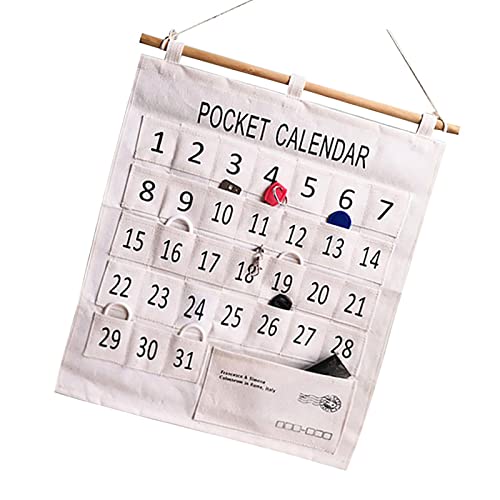 Fockety Hängels-Zauberkunst-Organizer, Tragbarer Schöner Schlüssel-Taschenkalender für KLASSZIMMER (Große 31 Taschen) von Fockety