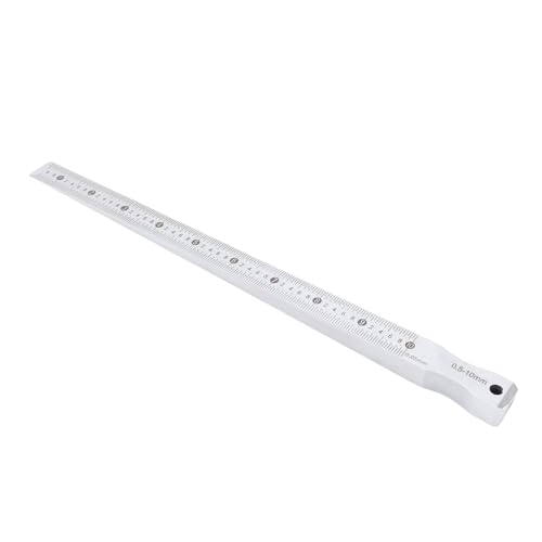 Fockety Kegellehre Spaltlehre, 0,5 mm bis 10 mm Messbereich 0,05 mm Genauigkeit Edelstahl-Schweißkeile Fühlerlehren, Spaltlochmessgerät zur Erkennung der Spaltflachheit Fockety Kegellehre Spaltlehre, 0,5 mm bis 10 mm Messbereich 0,05 mm Genauigkeit Edelstahl-Schweißkeile Fühlerlehren, Spaltlochmessgerät zur Erkennung der Spaltflachheit von Fockety