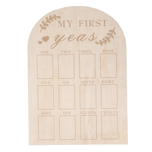 Foto Meilensteintafel „Mein Erstes Jahr“, Fotoanzeige Zum Ersten Geburtstag des Babys, 12 Monats Fotobanner, Fototafel aus Holz, Baby Andenken, Bilderrahmen, Foto Meilensteintafel „Mein Erstes Jahr“, Fotoanzeige Zum Ersten Geburtstag des Babys, 12 Monats Fotobanner, Fototafel aus Holz, Baby Andenken, Bilderrahmen, von Fockety