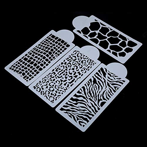 Robuste Kuchen-Design-Schablone, Kuchenmuster-Schablone, 26,5 x 11,3 cm / 10 x 4,45 Zoll für Kuchen Robuste Kuchen-Design-Schablone, Kuchenmuster-Schablone, 26,5 x 11,3 cm / 10 x 4,45 Zoll für Kuchen von Fockety