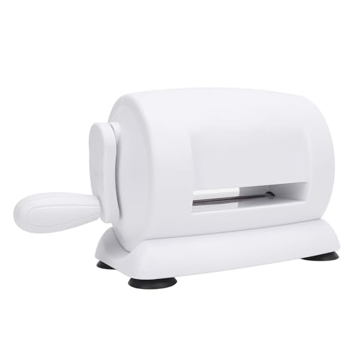 Stanz- und Prägemaschine, Mini-Handstanzmaschine für Papier, Folie, dünnes Leder, Handprägemaschine mit Schneidematten für Kartengestaltung, Scrapbooking und DIY-Basteln von Fockety