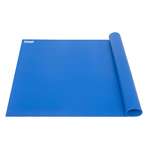 Foepoge Silikonmatte Groß 92x61 cm Bastelmatte für Epoxidharz Handwerk Schmuckherstellung, Mehrzweck Arbeitsmatte Silikon Unterlage für Resin Gießharz, Tischset, Platzset, Tischmatte, Dunkel blau Foepoge Silikonmatte Groß 92x61 cm Bastelmatte für Epoxidharz Handwerk Schmuckherstellung, Mehrzweck Arbeitsmatte Silikon Unterlage für Resin Gießharz, Tischset, Platzset, Tischmatte, Dunkel blau von Foepoge