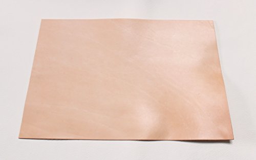 Förster-Fellnest Lederstück, Weiß, Einfarbig, 50x32 cm, Pflanzlich/vegetabil gegerbt, Leder, Lederzuschnitt von Förster-Fellnest