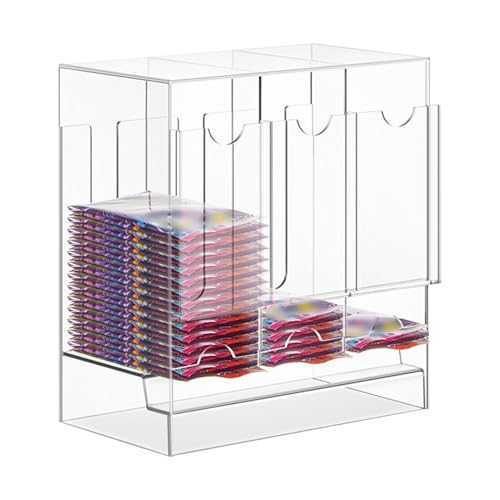 Acryl -Booster -Packspender - 3 -Slot -Kartenspender Speicher Und Organisator, Stapelbare Kartenspeicheranzeigeschütze Für Handelskarten, Booster Packs, Sports & More Acryl -Booster -Packspender - 3 -Slot -Kartenspender Speicher Und Organisator, Stapelbare Kartenspeicheranzeigeschütze Für Handelskarten, Booster Packs, Sports & More von Fogukier