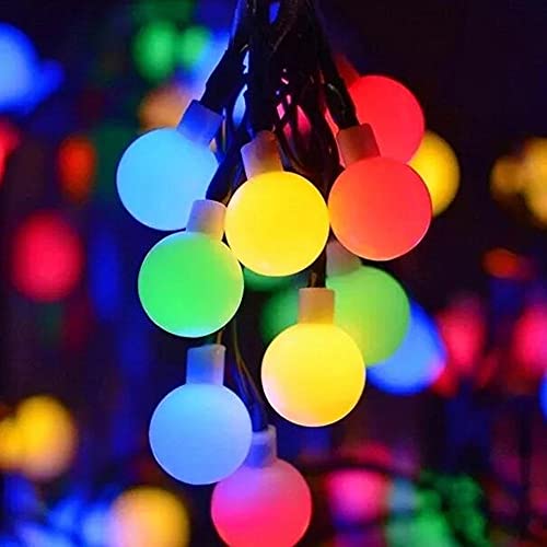 Solar Lichterkette Außen 11M 60 LED Lichterketten Aussen 8 Modi IP65 Wasserdicht Weihnachtsbeleuchtung Außen Solar Weihnachtsdeko Aussen für Gartendeko Balkon Bäume Rasen Party Hof Weihnachten (Bunt) von Fohil