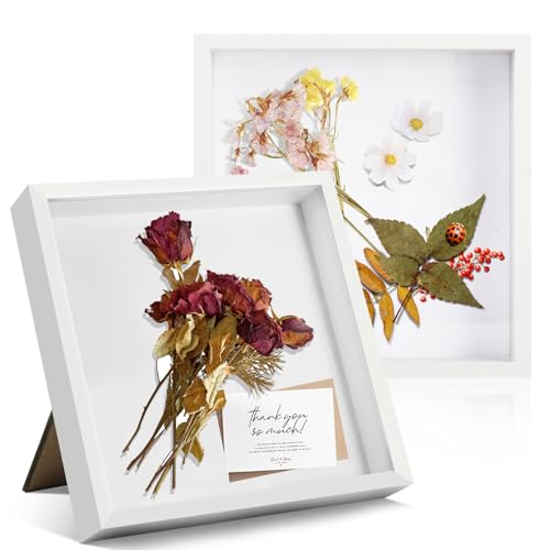 FoiiLiio 2 Stück 3D Bilderrahmen zum Befüllen 25x25cm,3D Rahmen für Objekte Tiefer 3cm,Tief 3D Objektrahmen Hölzern,Bilderrahmen Befüllbar,Shadow Box für Fotos Blumen DIY Kunstwerke,Weiß FoiiLiio 2 Stück 3D Bilderrahmen zum Befüllen 25x25cm,3D Rahmen für Objekte Tiefer 3cm,Tief 3D Objektrahmen Hölzern,Bilderrahmen Befüllbar,Shadow Box für Fotos Blumen DIY Kunstwerke,Weiß von FoiiLiio
