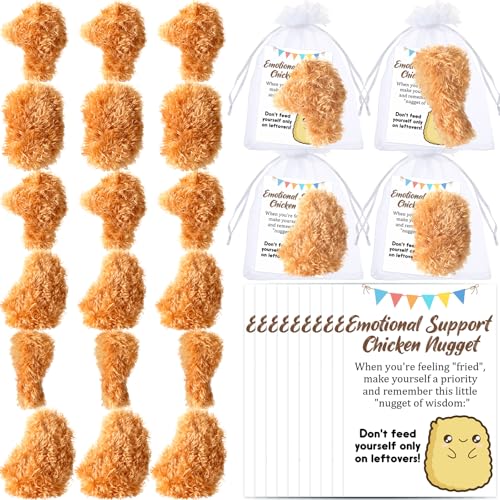 Foilswirl 24 Sets Emotionale Nuggets und Karten Organzabeutel, Positive Plüsch Nuggets Geschenke Emotionen Gefüllte Plushies Angst Stress Plüsch Geschenke für Studenten Mitarbeiter Erwachsene Foilswirl 24 Sets Emotionale Nuggets und Karten Organzabeutel, Positive Plüsch Nuggets Geschenke Emotionen Gefüllte Plushies Angst Stress Plüsch Geschenke für Studenten Mitarbeiter Erwachsene von Foilswirl