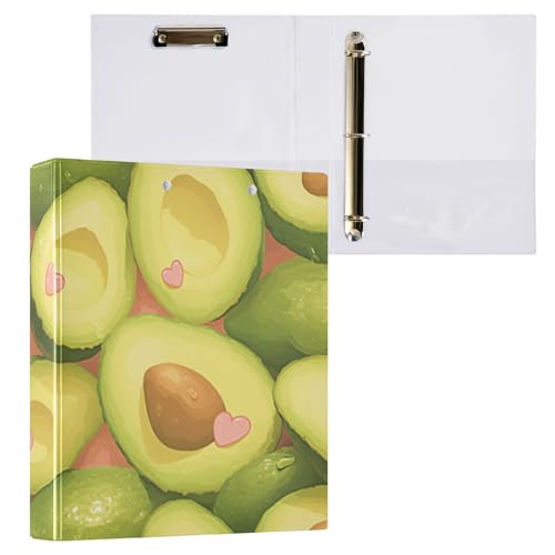 Foiosoh 3-Ring-Notizbuchordner 1 und 1/2 Zoll Ordner mit Klemmbrett, 1/2 Packungen, Collegeordner für Studenten, 200 Blatt, grüne Avocado Foiosoh 3-Ring-Notizbuchordner 1 und 1/2 Zoll Ordner mit Klemmbrett, 1/2 Packungen, Collegeordner für Studenten, 200 Blatt, grüne Avocado von Foiosoh