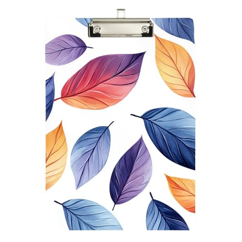 Foiosoh Ästhetische Blätter, moderner Stil, Klemmbrett, Ordner, Datei-Padfolio, Kunststoff, für Fußball, Softball, Coaching, Größe 22,9 x 30,5 cm Foiosoh Ästhetische Blätter, moderner Stil, Klemmbrett, Ordner, Datei-Padfolio, Kunststoff, für Fußball, Softball, Coaching, Größe 22,9 x 30,5 cm von Foiosoh