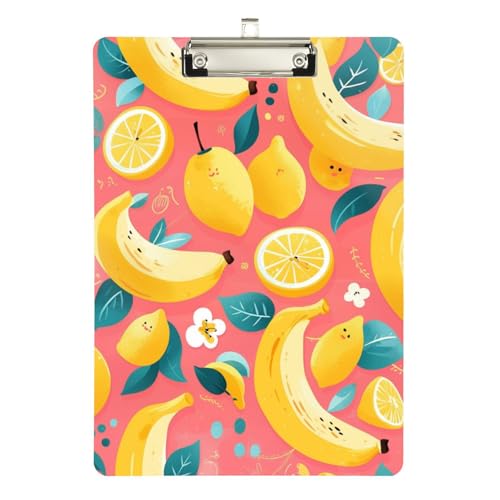 Foiosoh Banana Sanitäter Klemmbrett Hartbrett für Volleyball Baseball Trainer Größe 9 x 12 von Foiosoh