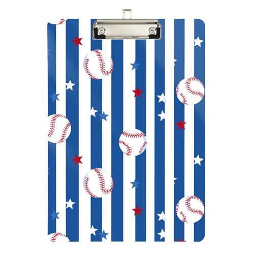 Foiosoh Baseball-Klemmbrett, Standardloch für Klemmbrett, Lehrer, Größe 22,9 x 30,5 cm, Dunkelblau von Foiosoh