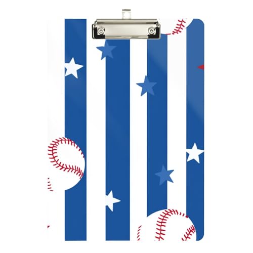 Foiosoh Baseball-Klemmbrett / Ordner, Hartfaserplatte für Trainer, medizinisches Klassenzimmer, Größe 22,9 x 30,5 cm, Dunkelblau Foiosoh Baseball-Klemmbrett / Ordner, Hartfaserplatte für Trainer, medizinisches Klassenzimmer, Größe 22,9 x 30,5 cm, Dunkelblau von Foiosoh