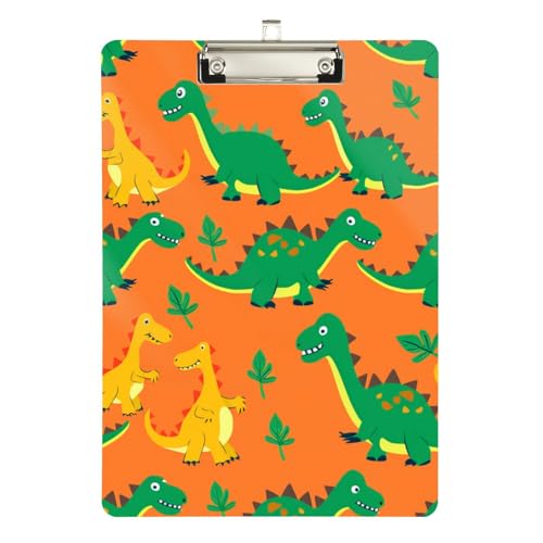 Foiosoh Dinosaurier-Klemmbrett, wasserdicht, für Schüler, Mädchen, Kinder, Lehrer, Klemmbrett, Größe 22,9 x 30,5 cm Foiosoh Dinosaurier-Klemmbrett, wasserdicht, für Schüler, Mädchen, Kinder, Lehrer, Klemmbrett, Größe 22,9 x 30,5 cm von Foiosoh