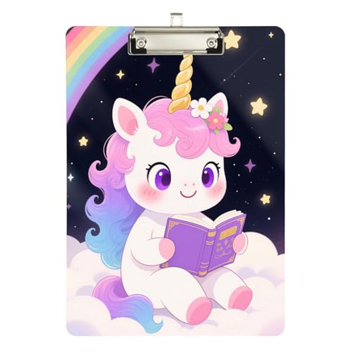 Foiosoh Dreamy Rainbow Klemmbrett-Ordner, Standardloch für Lehrer, Muss für Klassenzimmer, Grundschule, Größe 22,9 x 30,5 cm Foiosoh Dreamy Rainbow Klemmbrett-Ordner, Standardloch für Lehrer, Muss für Klassenzimmer, Grundschule, Größe 22,9 x 30,5 cm von Foiosoh