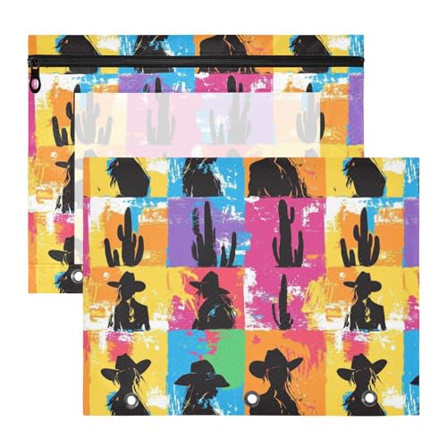 Foiosoh Federmäppchen, transparent, Kunststoff, für A4-Papier, Briefe, 2 Stück, für Studenten, Kunstbedarf, Aufbewahrung, Cowgirl, Cowboy, Kaktus-Set Foiosoh Federmäppchen, transparent, Kunststoff, für A4-Papier, Briefe, 2 Stück, für Studenten, Kunstbedarf, Aufbewahrung, Cowgirl, Cowboy, Kaktus-Set von Foiosoh