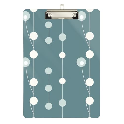 Foiosoh Klemmbrett, Kreis, blaugrün, groß, transparent, für Klemmbrett, Lehrer, Größe 22,9 x 30,5 cm Foiosoh Klemmbrett, Kreis, blaugrün, groß, transparent, für Klemmbrett, Lehrer, Größe 22,9 x 30,5 cm von Foiosoh