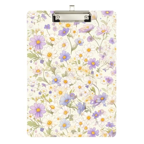 Foiosoh Klemmbrett-Set für Klassenzimmer, transparent, für Krankenpfleger, Studenten, Handel, Größe 22,9 x 30,5 cm, Violett von Foiosoh