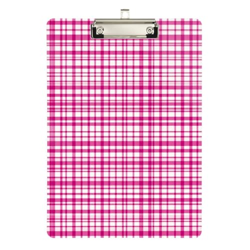 Foiosoh Klemmbrett aus Kunststoff mit weißem Kirschblüten-Design, transparent, für Hausaufgaben, pädiatrisch, Größe 22,9 x 30,5 cm von Foiosoh