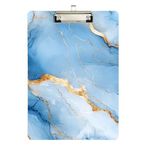 Foiosoh Klemmbrett aus Marmor mit Datei aus Kunststoff für 5. Klasse Klassenzimmer, Essentials für Lehrer, Größe 22,9 x 30,5 cm, Weiß / Blau Foiosoh Klemmbrett aus Marmor mit Datei aus Kunststoff für 5. Klasse Klassenzimmer, Essentials für Lehrer, Größe 22,9 x 30,5 cm, Weiß / Blau von Foiosoh