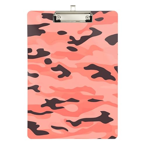 Foiosoh Klemmbrett für Bauunternehmer, Camouflage-Stil, für Klassenzimmer, für Lehrer, Gymnasium, Größe 22,9 x 30,5 cm, Orange Foiosoh Klemmbrett für Bauunternehmer, Camouflage-Stil, für Klassenzimmer, für Lehrer, Gymnasium, Größe 22,9 x 30,5 cm, Orange von Foiosoh